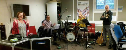 Clemas Music live performance at BBC Radio Devon studios